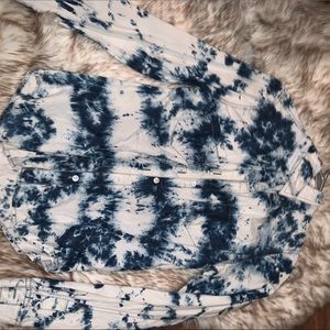 Button down jean long sleeve